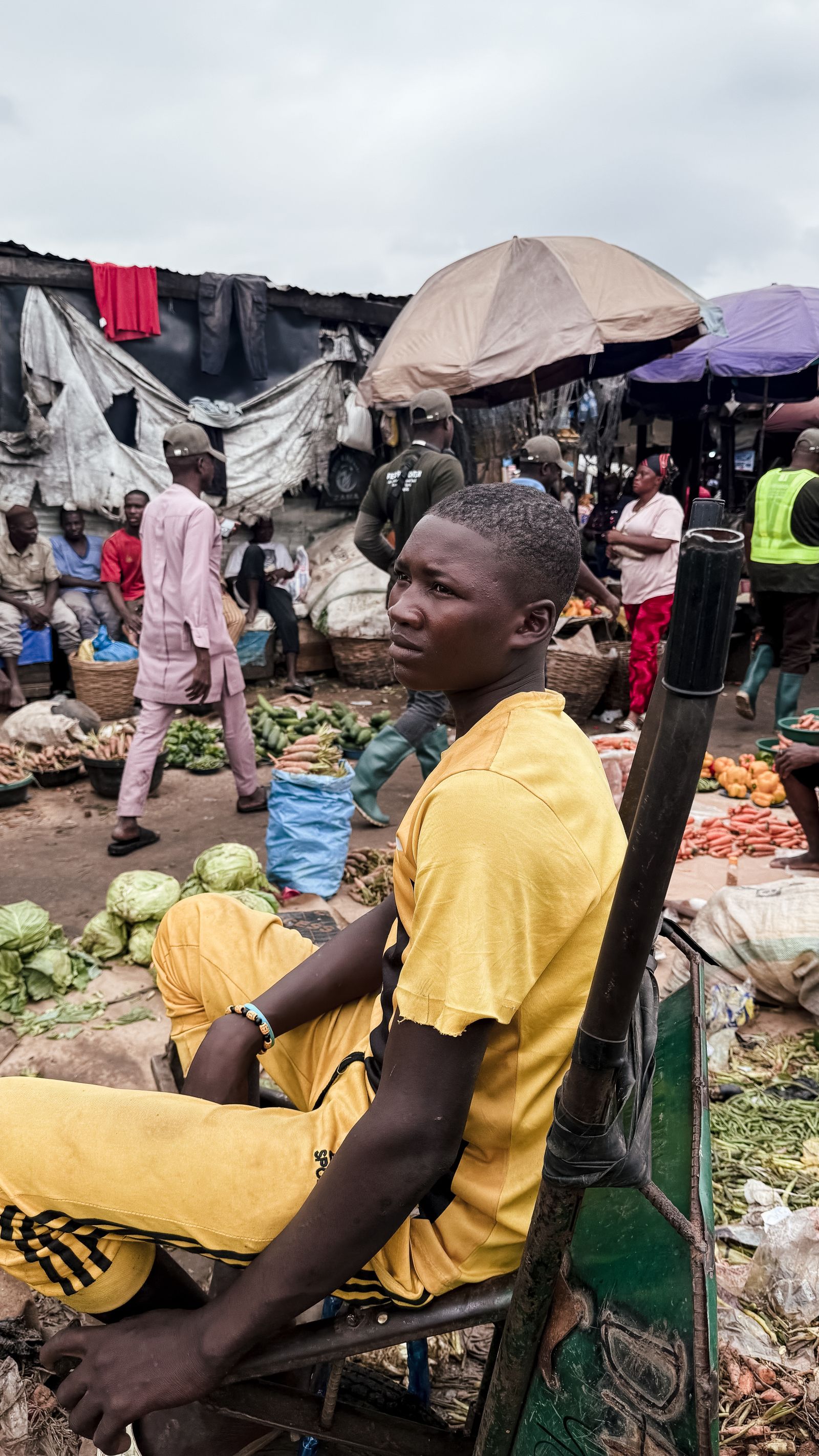 Market activity in Lagos, Nigeria